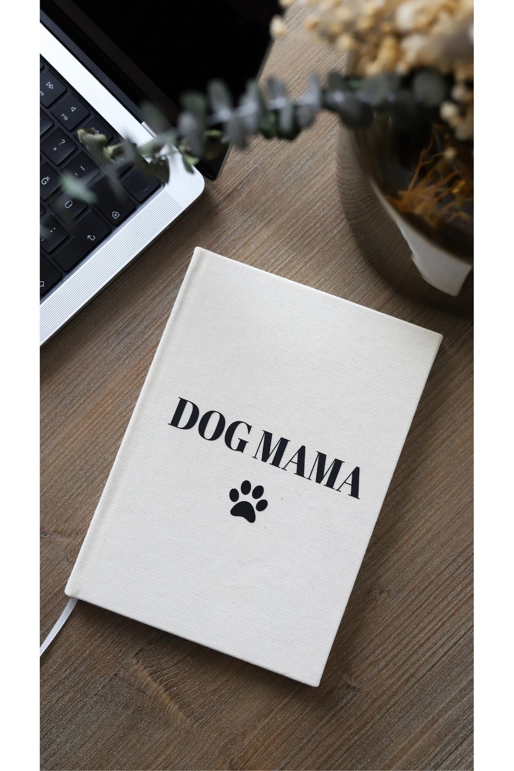 Dog Mama Kanvas Defter