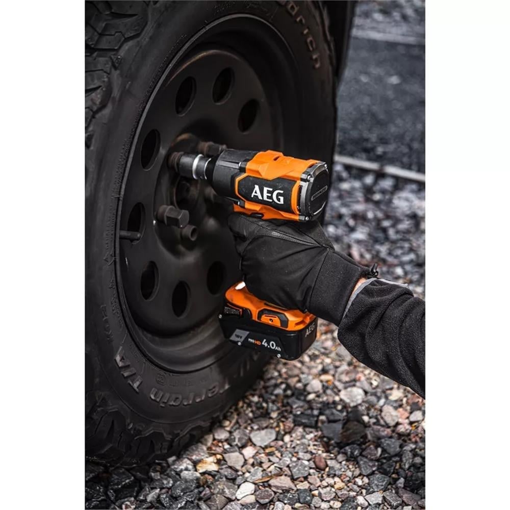 AEG BSS 18MTF12-0 1/2 Akülü Darbeli Somun Sıkma ve Sökme Makinesi 785Nm - (Aküsüz)