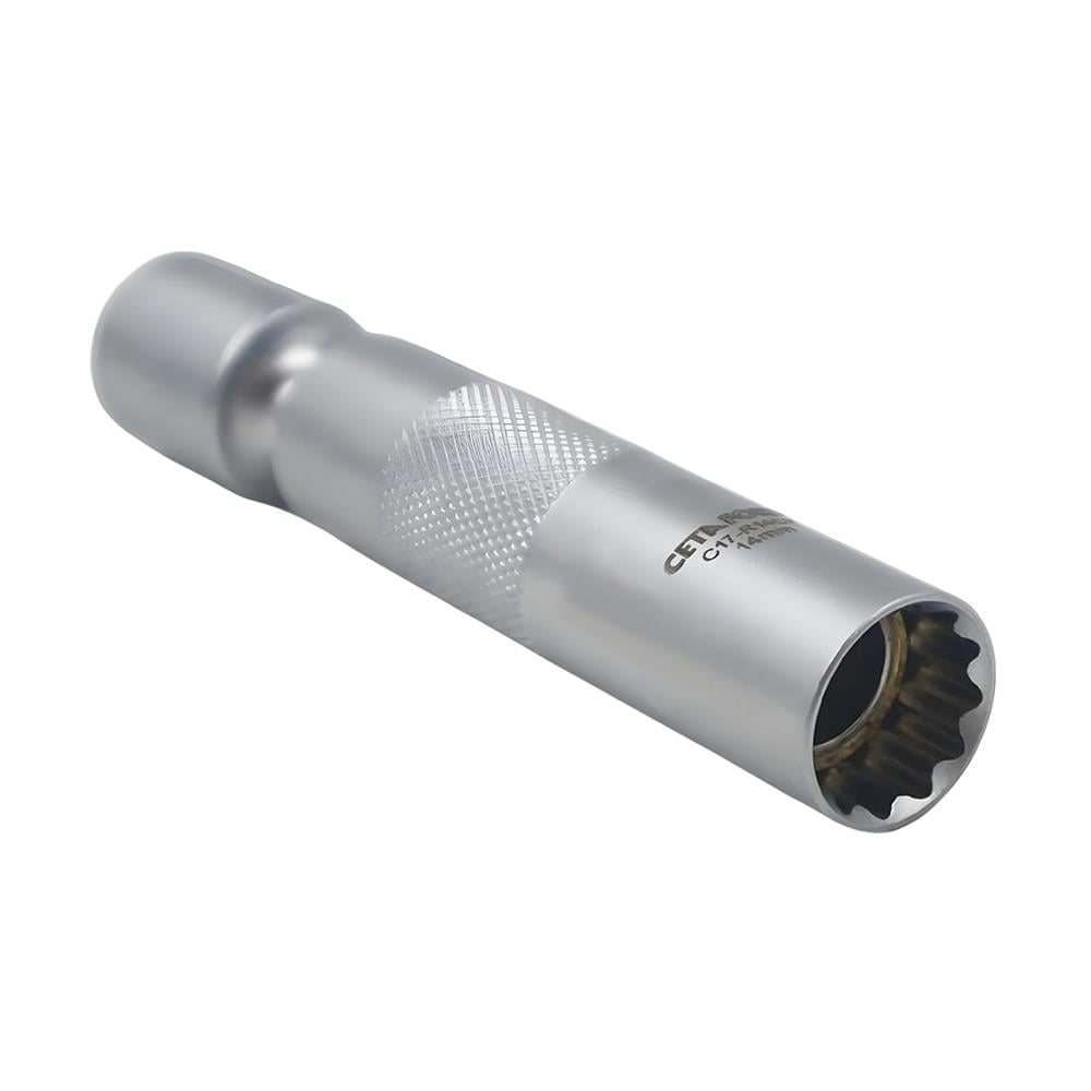 AFIX 3/8 On İki Köşe Mafsallı Buji Lokması 14 mm