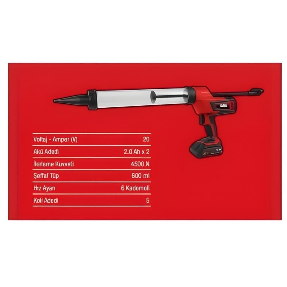 ATTLAS PRO-ATBL 18 CG-600-202C Akülü Silikon Tabancası