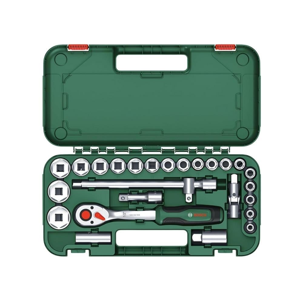 BOSCH 1600A02Z9F 1/2 Altı Köşe Lokma Takımı 25 Parça