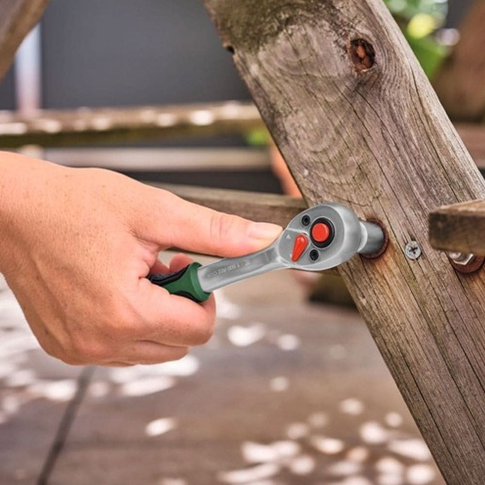 BOSCH 1600A02BY1 1/4 Altı Köşe Lokma Takımı ve Cırcırlı Tornavida Set 34 Parça
