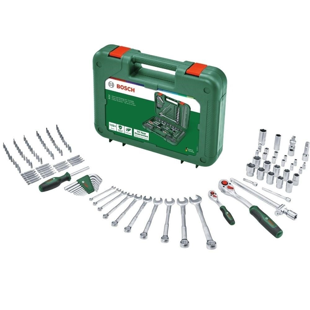 BOSCH 1600A02Z9B 1600A02Z9B Dolu Takım Çantası - El Aleti Seti Profesyonel 132 Parça