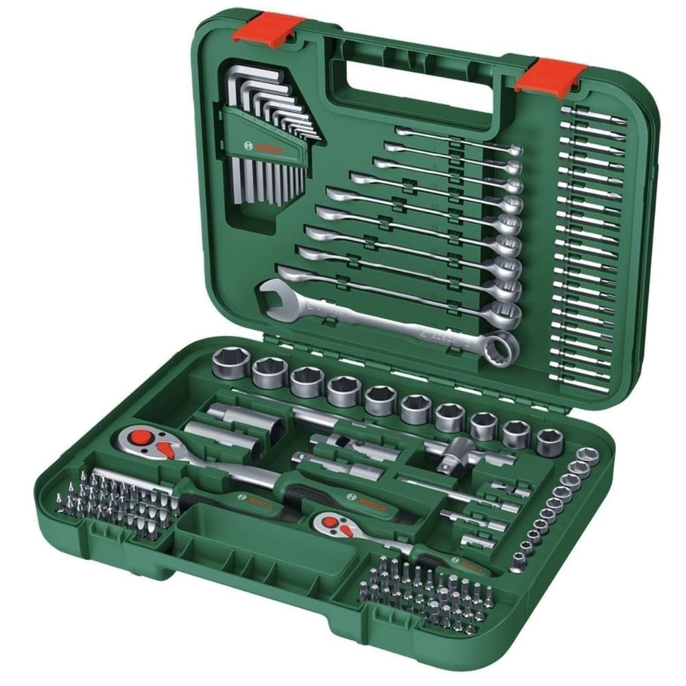 BOSCH 1600A02Z9B 1600A02Z9B Dolu Takım Çantası - El Aleti Seti Profesyonel 132 Parça
