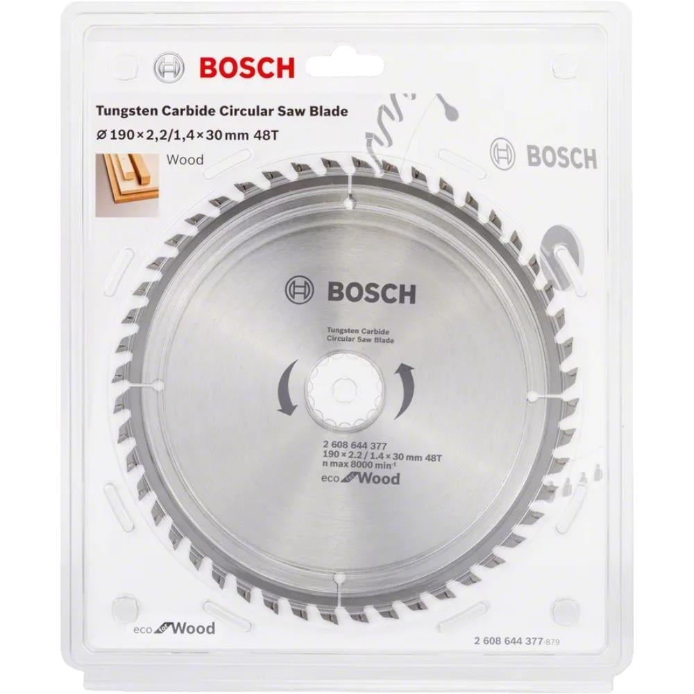 BOSCH 2608644377 Ecow 48 Diş Daire Testere Bıçağı 190 x 30 mm