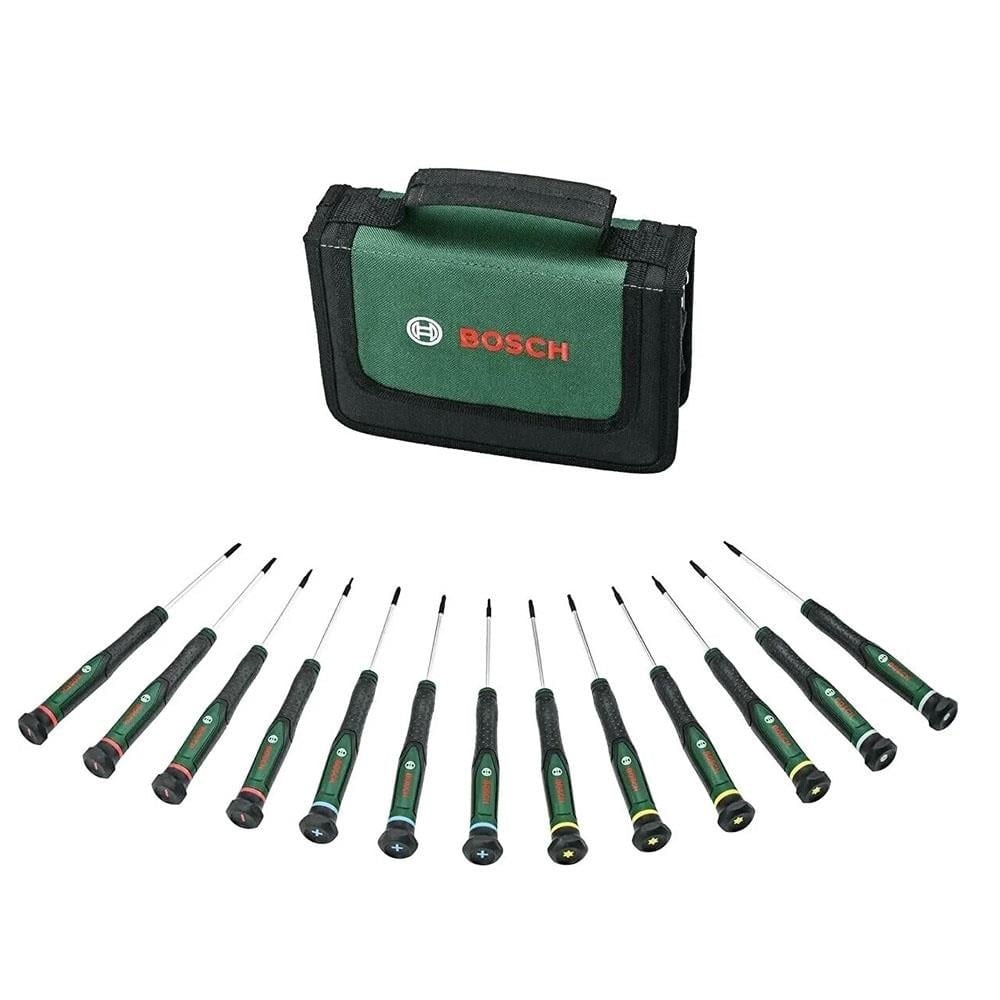 BOSCH 1600A02Z9N Elektronikçi Tip Klemens Tornavida Takımı 13 Parça