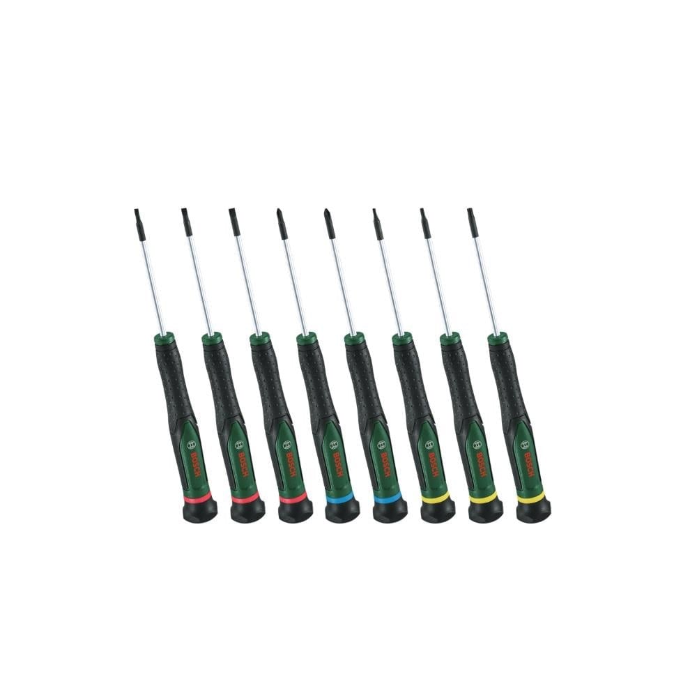 BOSCH 1600A02Z9M Elektronikçi Tip Klemens Tornavida Takımı 8 Parça