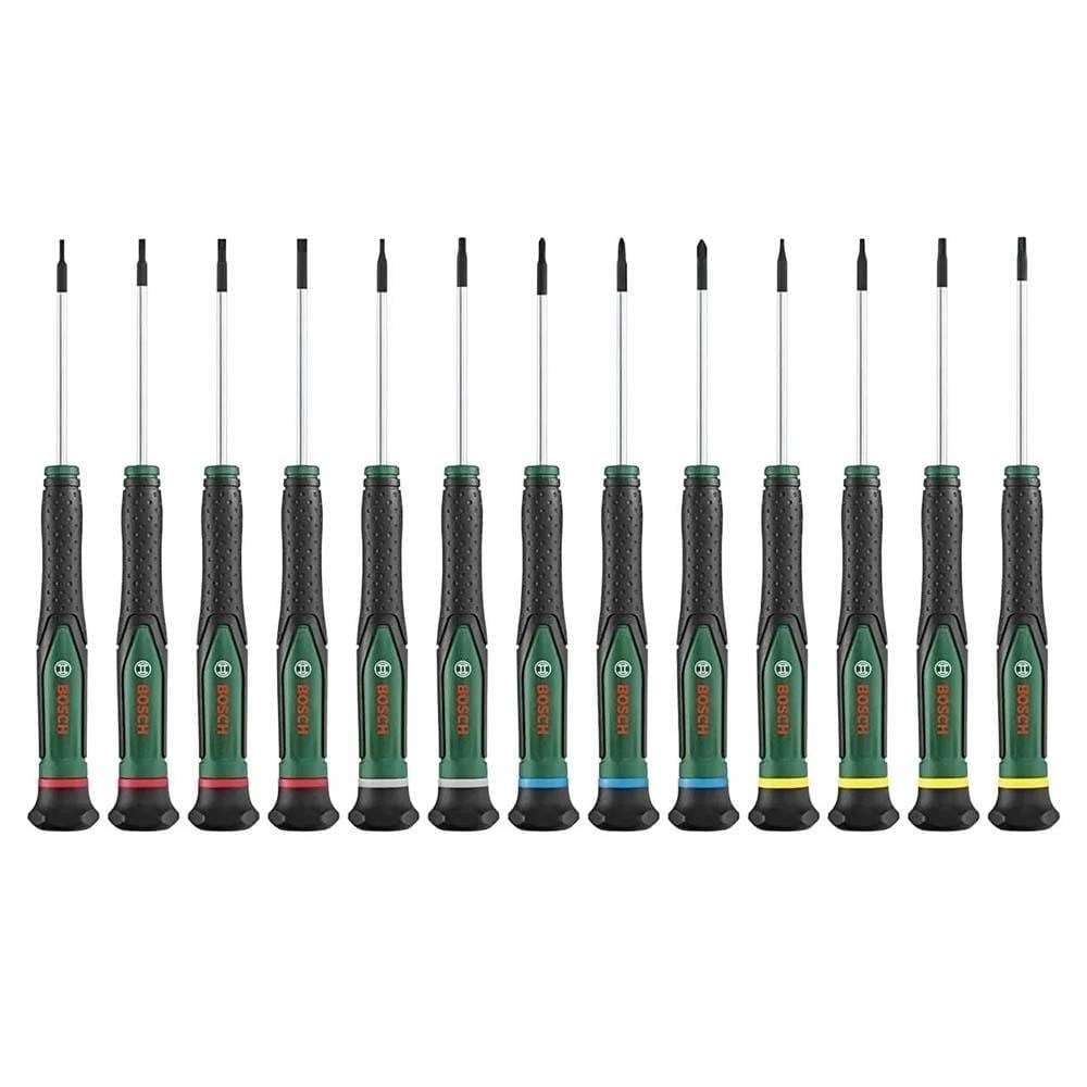 BOSCH 1600A02Z9N Elektronikçi Tip Klemens Tornavida Takımı 13 Parça