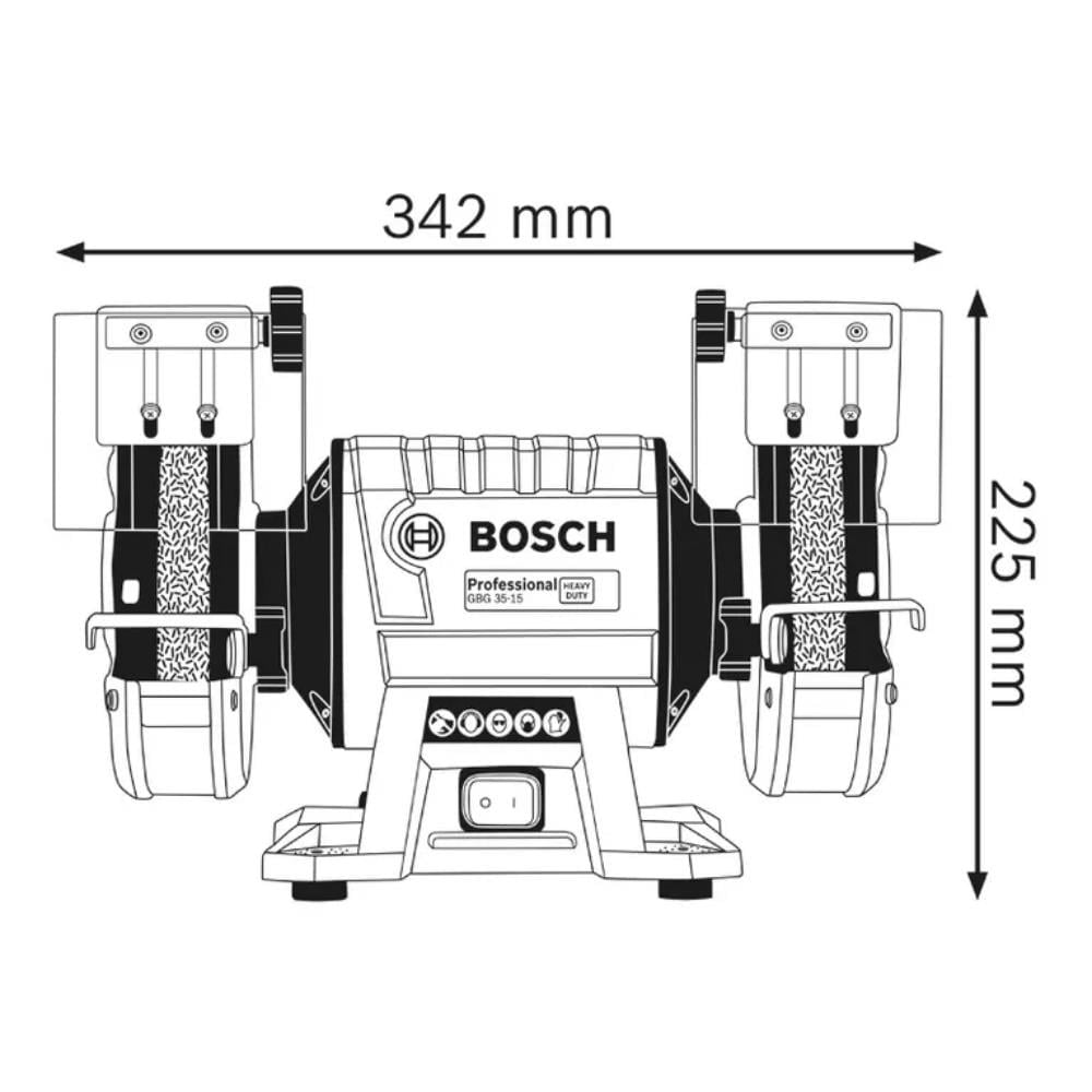 BOSCH 060127A300 GBG 35-15 Zımpara Taş Motoru