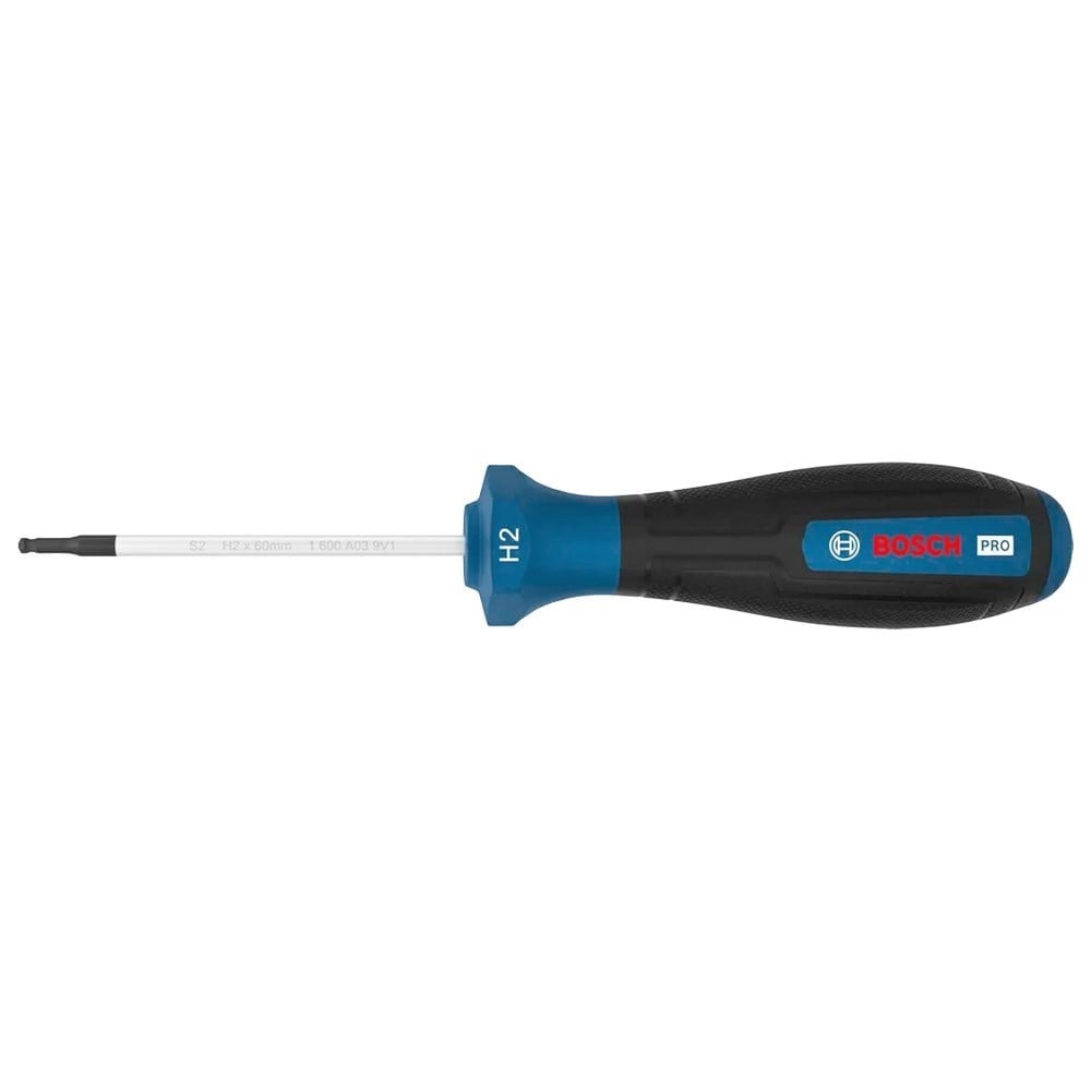 BOSCH 1600A039SS H2 Allen Uçlu Tornavida 60 mm