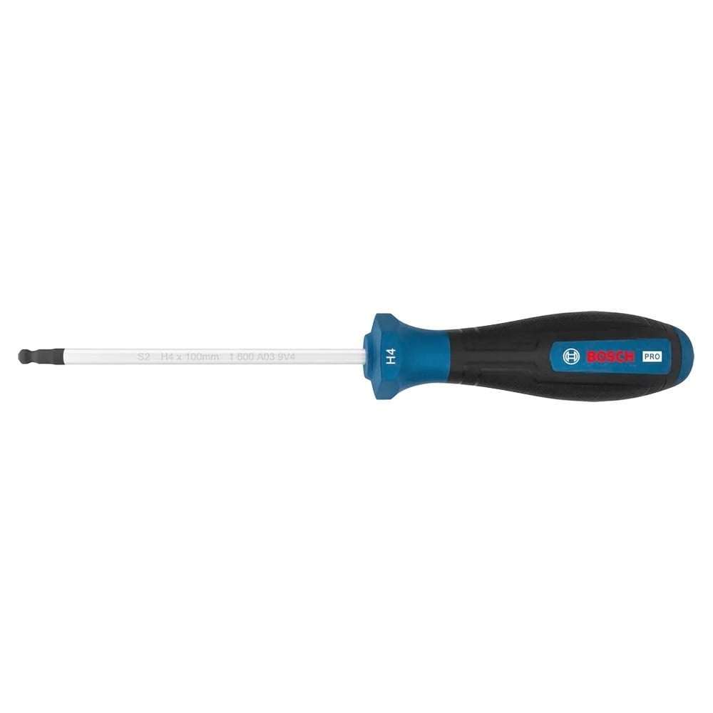BOSCH 1600A039SV H4 Allen Uçlu Tornavida 100 mm