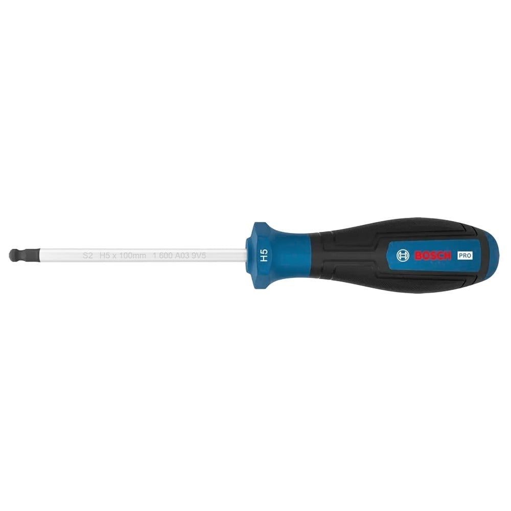 BOSCH 1600A039SW H5 Allen Uçlu Tornavida 100 mm