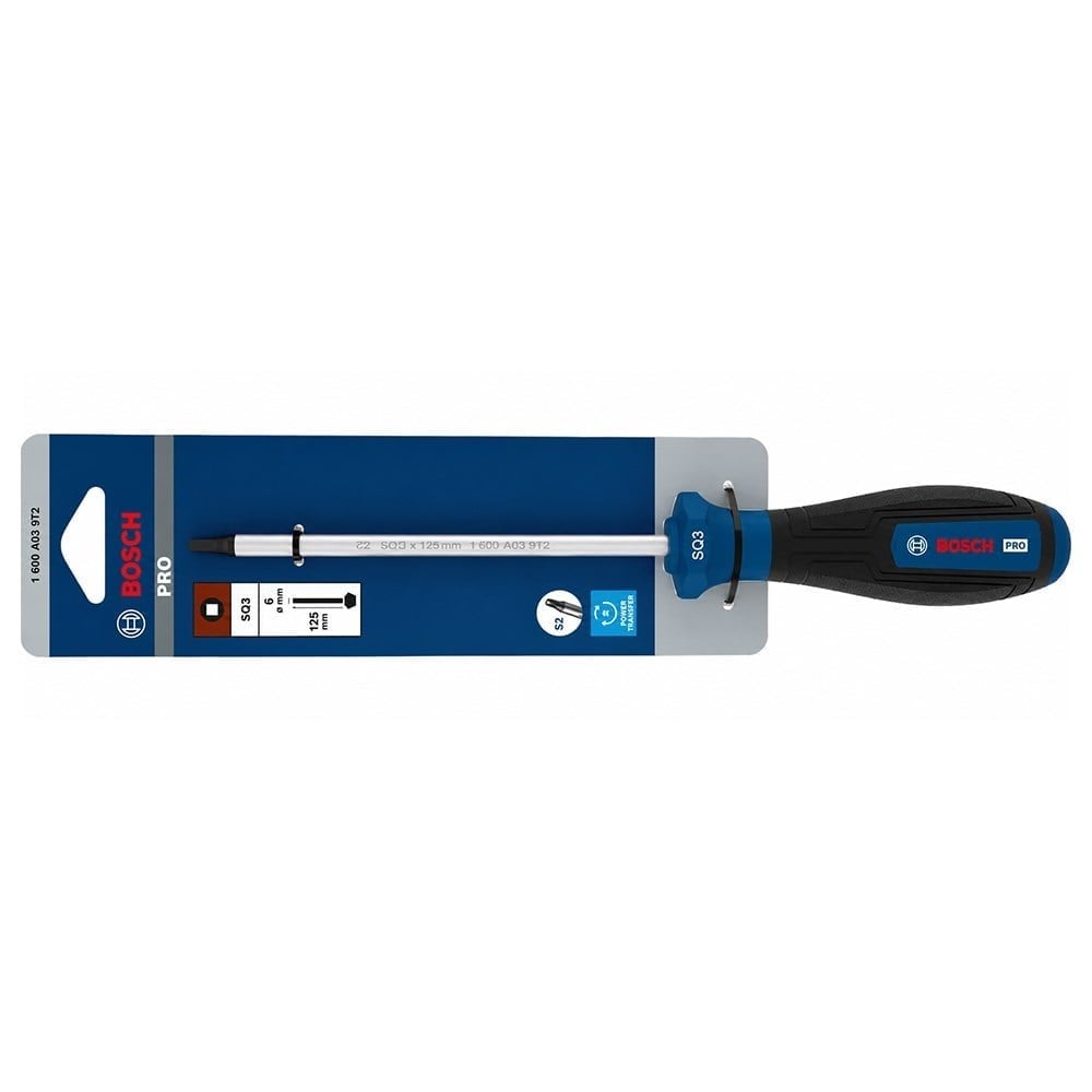 BOSCH 1600A039T2 Kare Uçlu Tornavida SQ3 x 125 mm