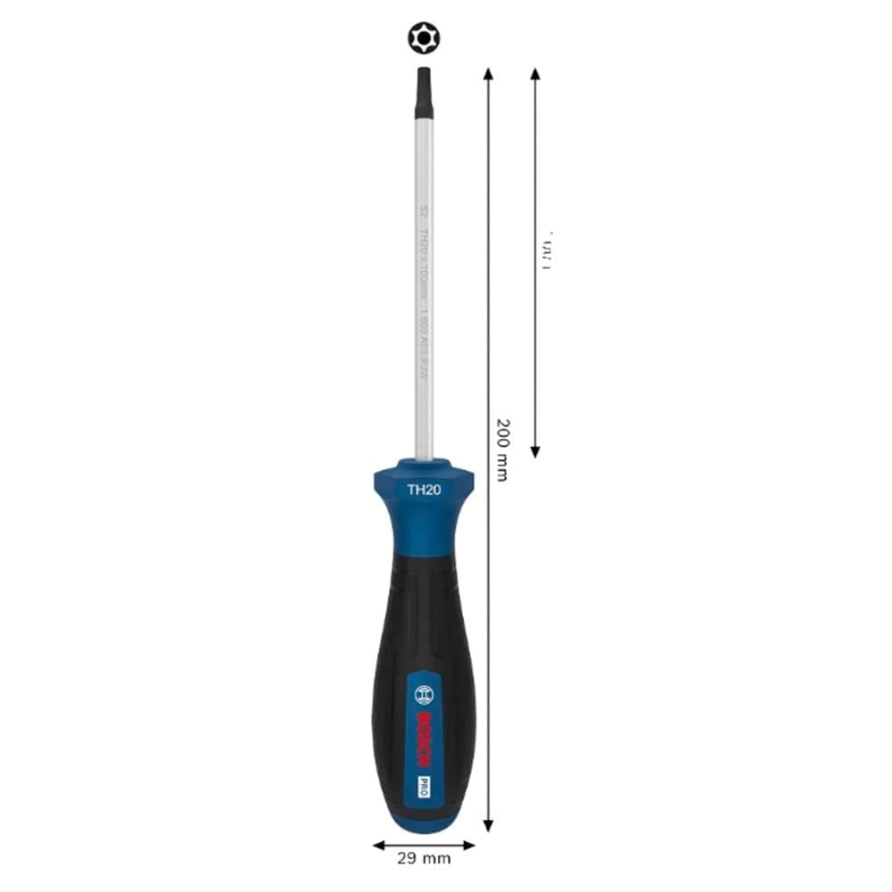 BOSCH 1600A039SL T20 Torx Uçlu Tornavida Delikli TH20 x 100 mm