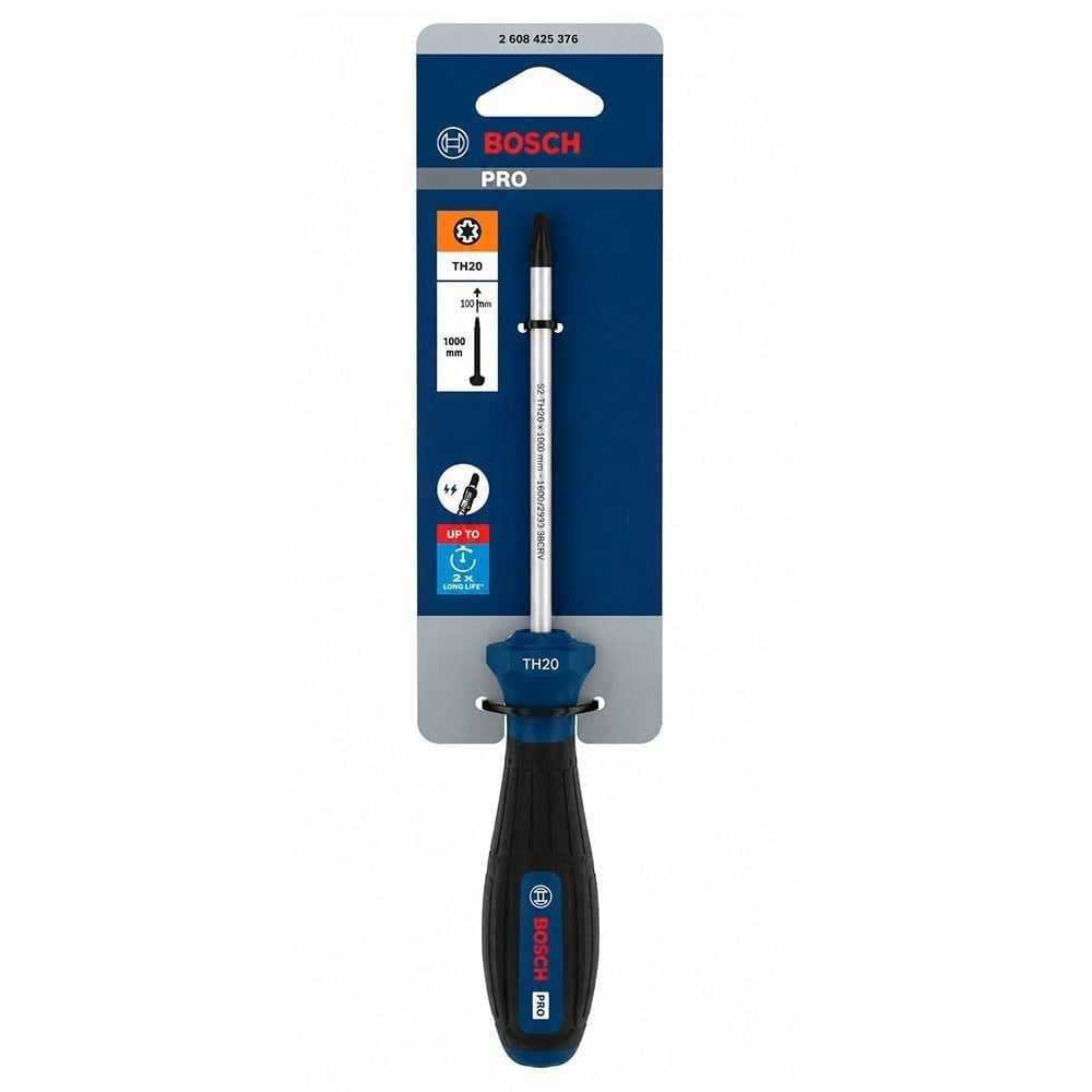 BOSCH 1600A039SL T20 Torx Uçlu Tornavida Delikli TH20 x 100 mm