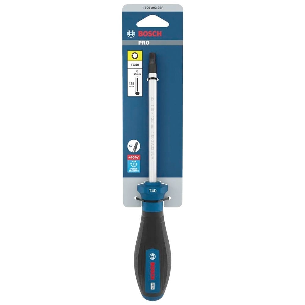 BOSCH 1600A039SF T40 Torx Uçlu Tornavida V2 125 mm