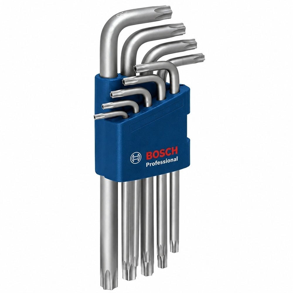 BOSCH 1600A01TH4 Torx Allen Anahtar Takımı 9P 10 - 50 mm