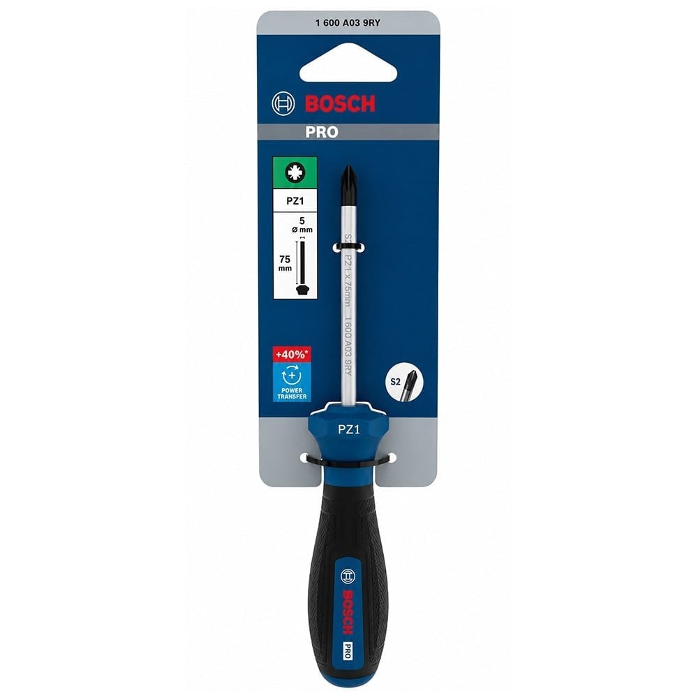 BOSCH 1600A039RY Yıldız Uçlu Tornavida PZ1 x 75 mm