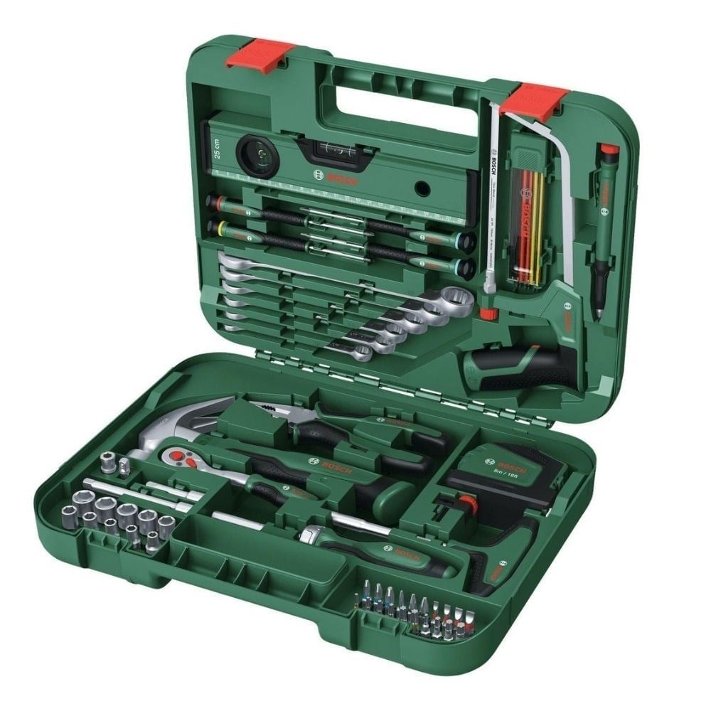 BOSCH 1600A02ZB3 Dolu Takım Çantası - El Aleti Seti Advanced 64 Parça