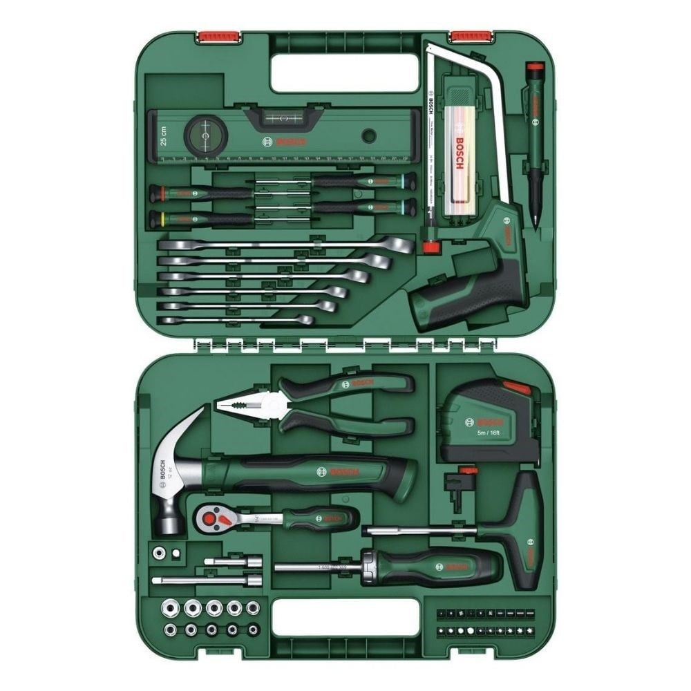 BOSCH 1600A02ZB3 Dolu Takım Çantası - El Aleti Seti Advanced 64 Parça