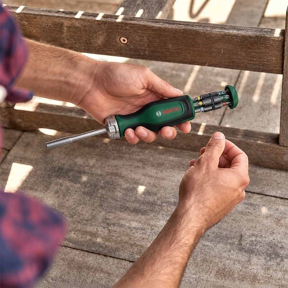 BOSCH 1600A032V0 Cırcırlı Tornavida 12 Uçlu