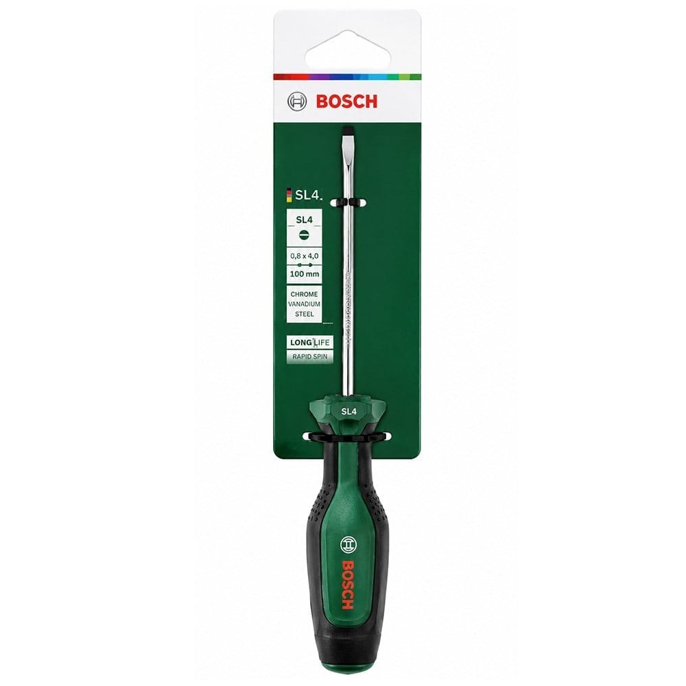 BOSCH 1600A03DS9 Düz Uçlu Tornavida 4 x 100 mm
