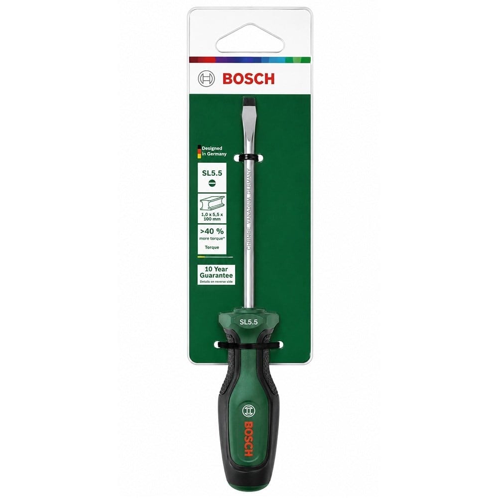 BOSCH 1600A03DT0 Düz Uçlu Tornavida 5.5 x 100 mm