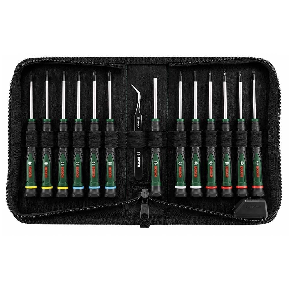 BOSCH 1600A039J4 Hassas Tornavida Seti 15 Parça