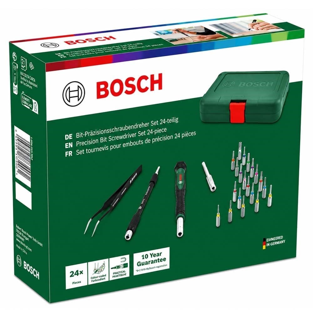BOSCH 1600A039HT Hassas Uçlu Tornavida Seti 24 Parça