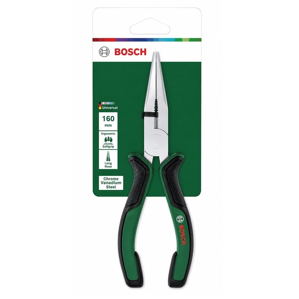 BOSCH 1600A032VC Kargaburun Düz Uçlu Uzun Ağızlı 180 mm