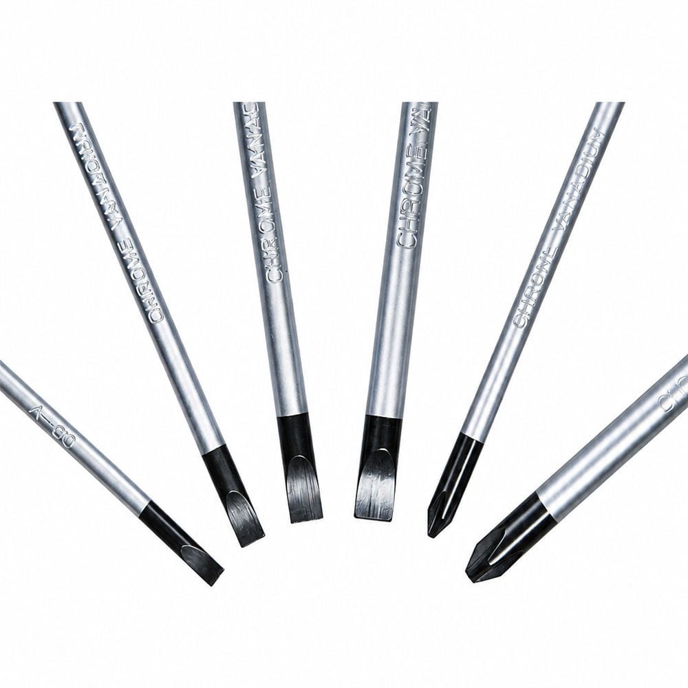 BOSCH 1600A016BF Düz ve Yıldız Uçlu Tornavida Takımı 6 Parça