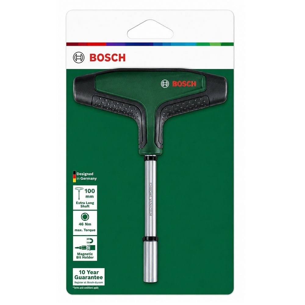 BOSCH 1600A02Z9U T Saplı Cırcırlı Tornavida Uzun