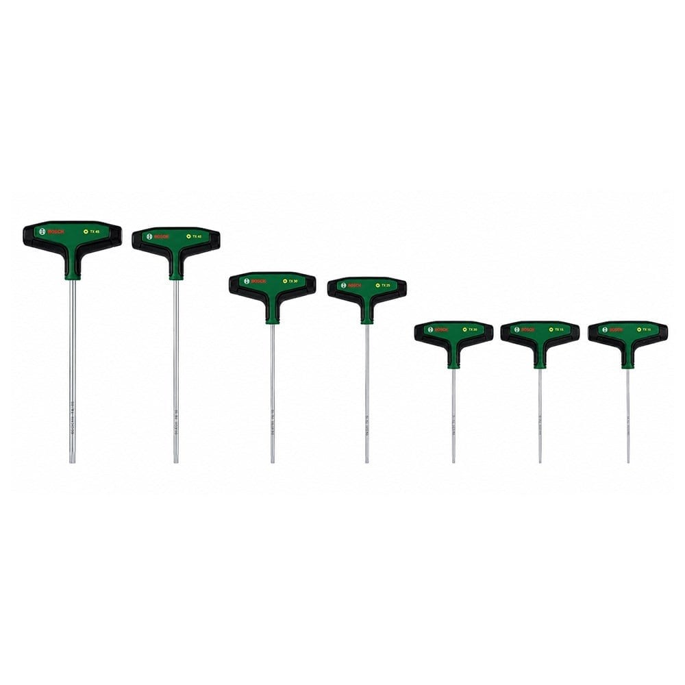 BOSCH 1600A039J2 T Saplı Torx Uçlu Tornavida Seti 7 Parça