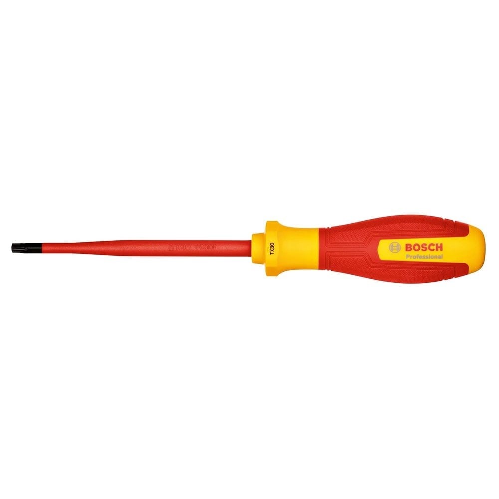BOSCH 1600A02NC9 T30 Torx Uçlu Tornavida Izoleli VDE 125 mm