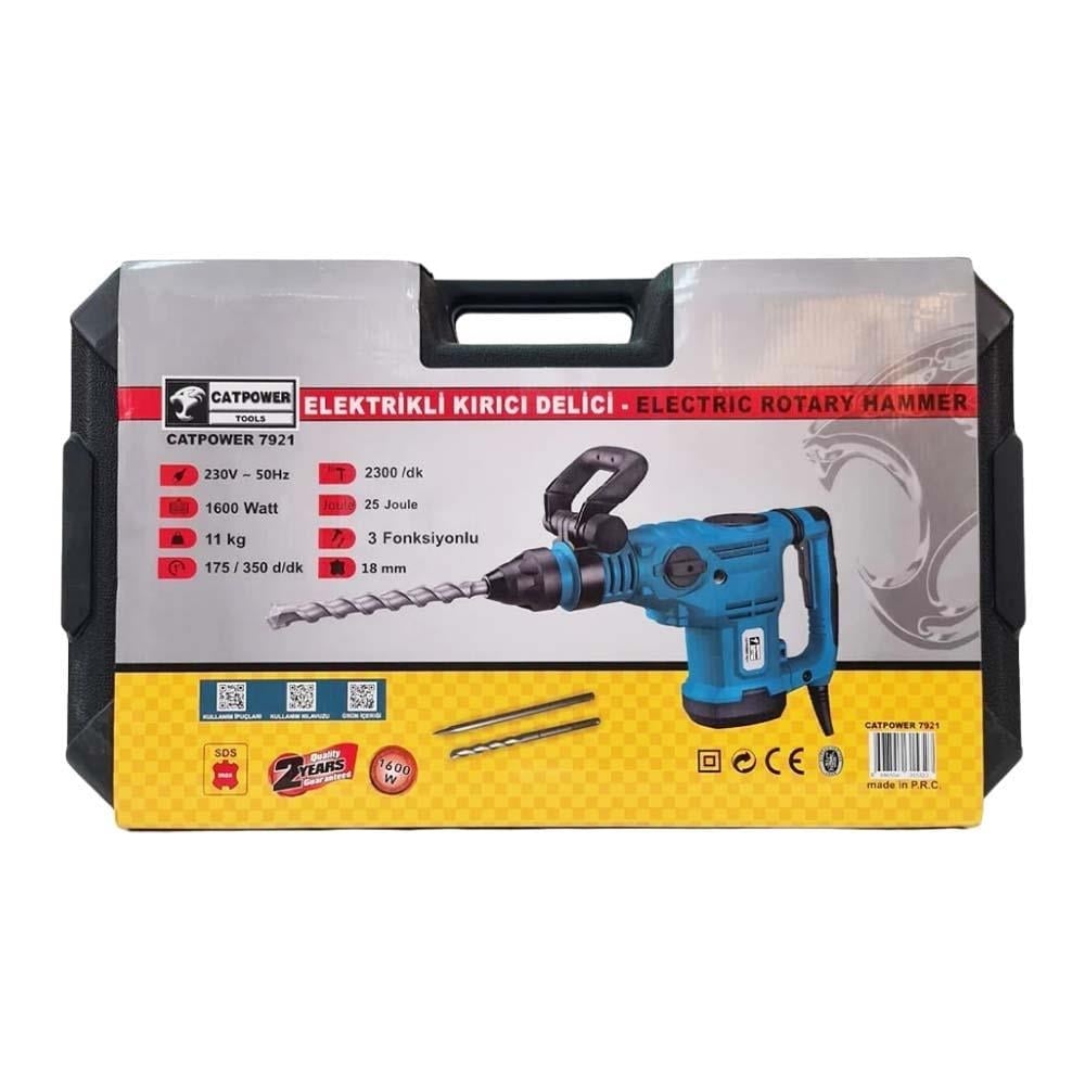 CATPOWER CAT7921 Kırıcı Delici Matkap SDS Max 11KG 1600W