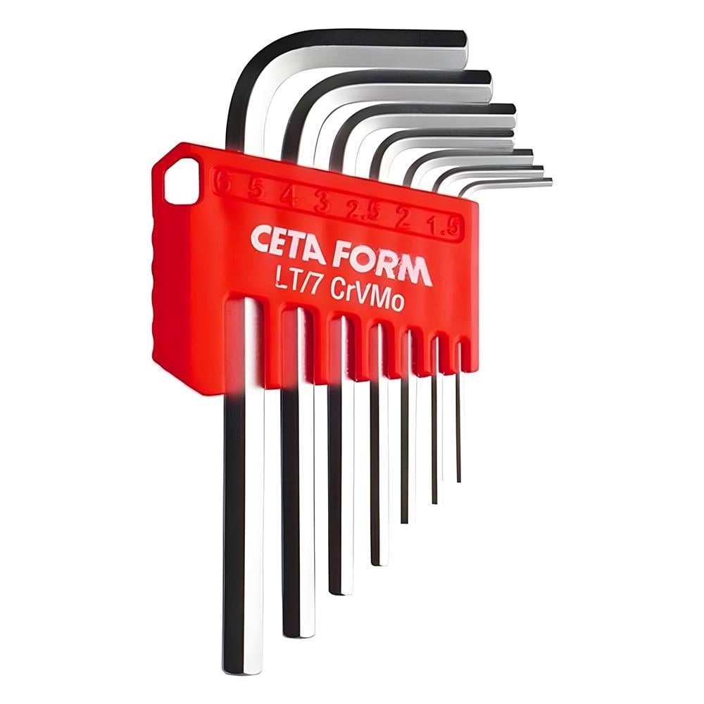CETA FORM LT/7 Allen Anahtar Takımı Kısa 7 Parça