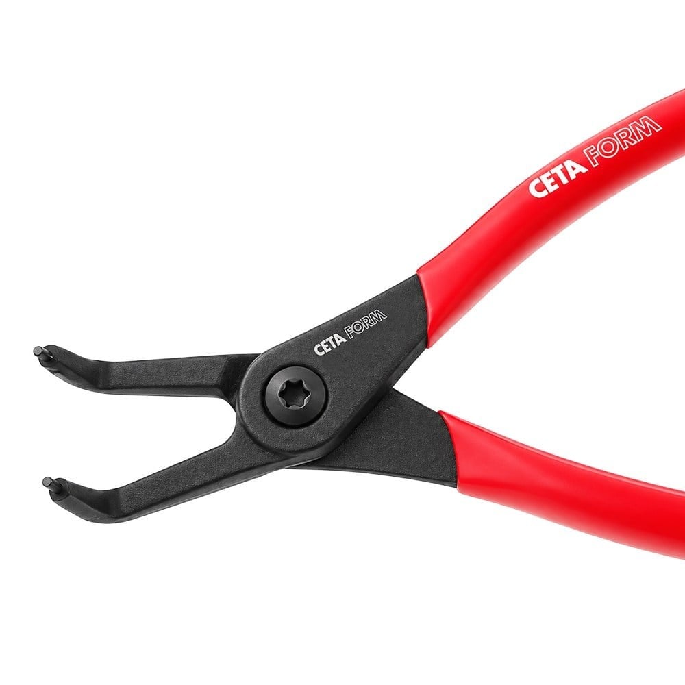 CETA FORM E68-44-0140-0 İç Segman Pensesi Yaysız Eğri 140 Mm