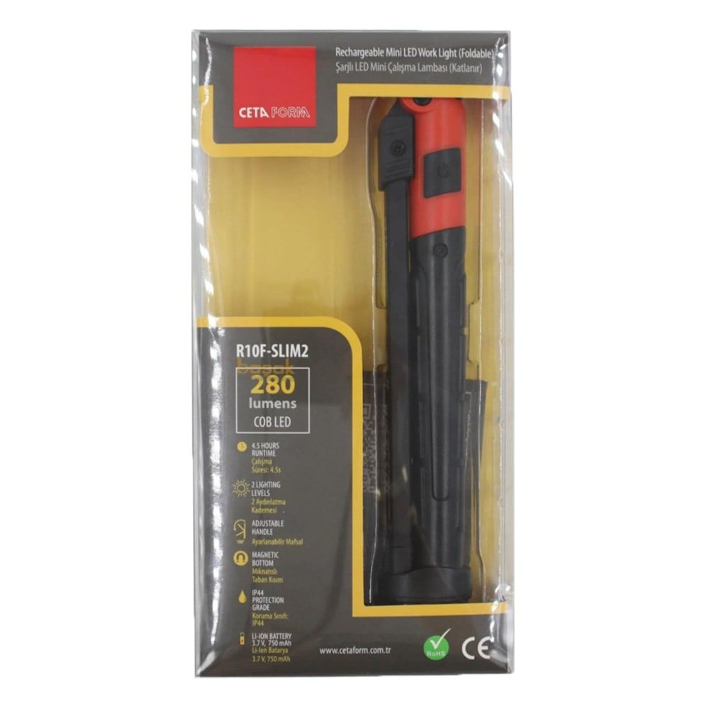 CETA FORM R10F-SLIM02 Katlanabilir Led Çalışma Lambası Slim 300 Lümen