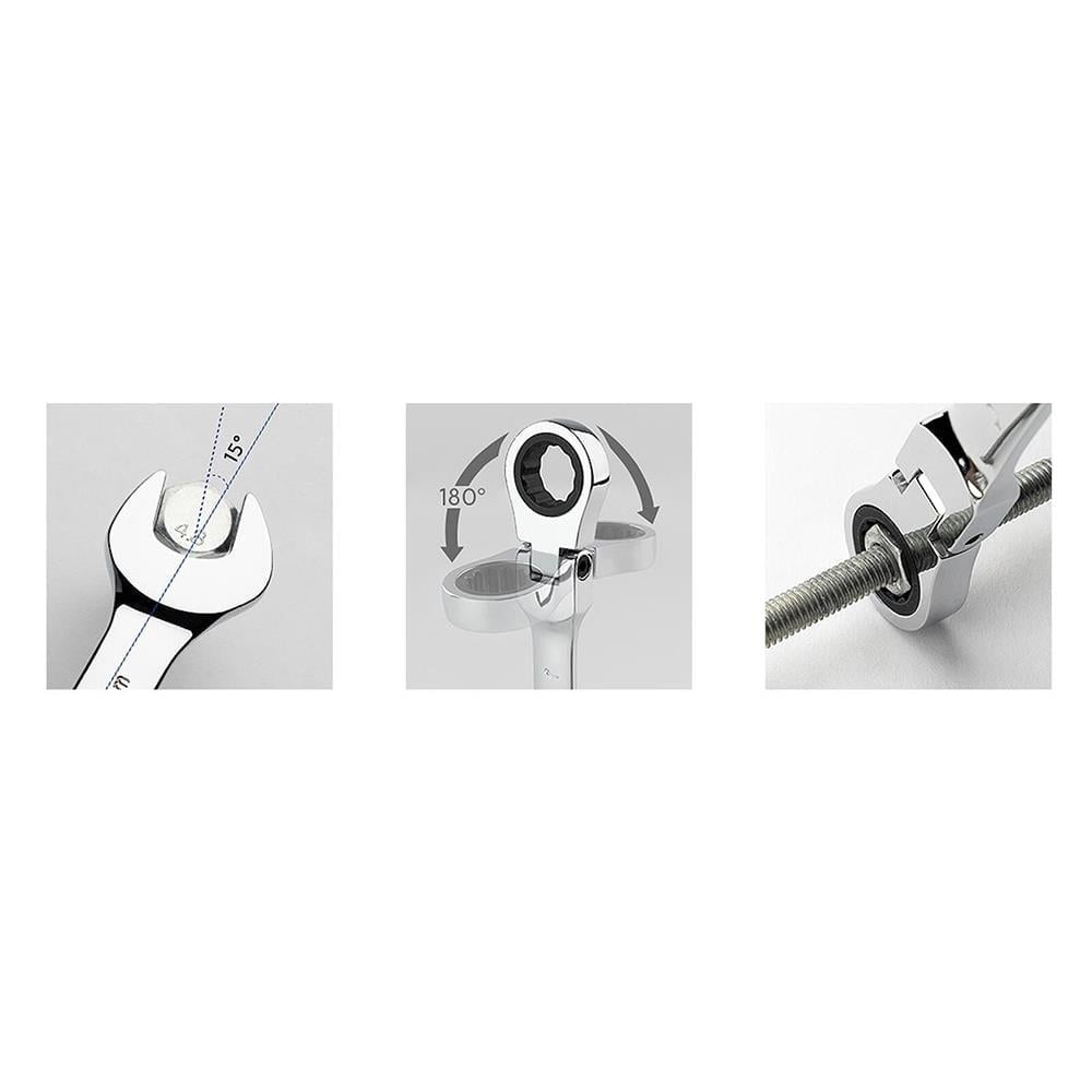 CETA FORM B06-15 Mafsallı Cırcır Kombine Anahtar 15 mm