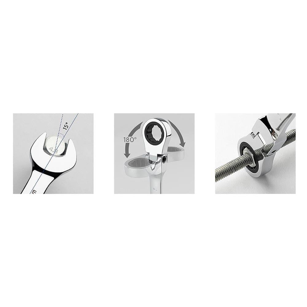 CETA FORM B06-17 Mafsallı Cırcır Kombine Anahtar 17 mm