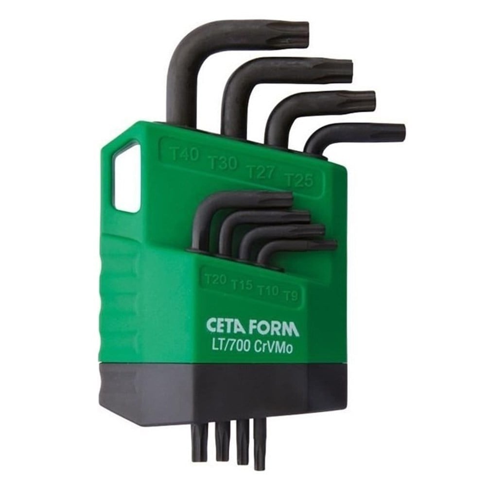 CETA FORM Torx Allen Anahtar Takımı Kısa 8 Parça