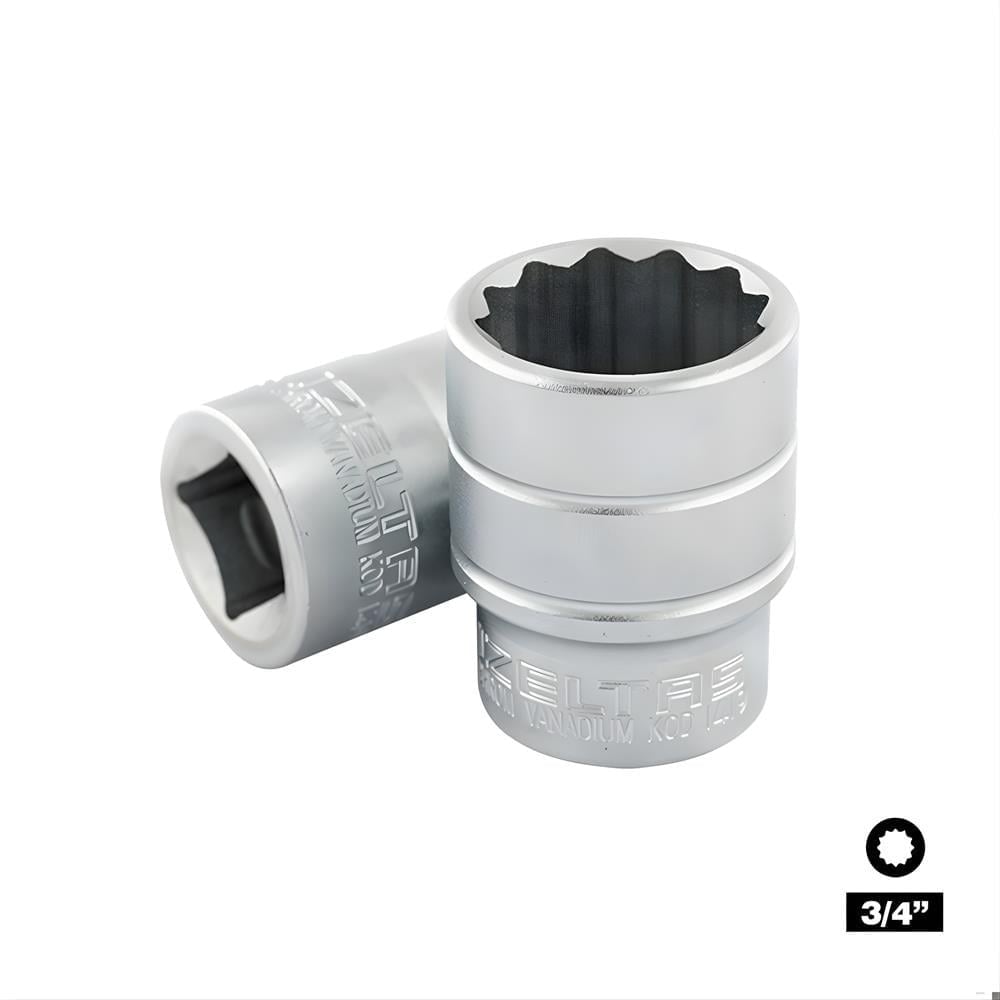 IZELTAS 3/4 On İki Köşe Yıldız Lokma 30 Mm