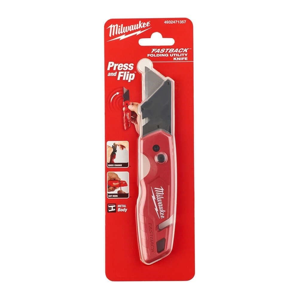 MILWAUKEE Fastback Maket Bıçağı + 1 Adet Yedek Bıçak
