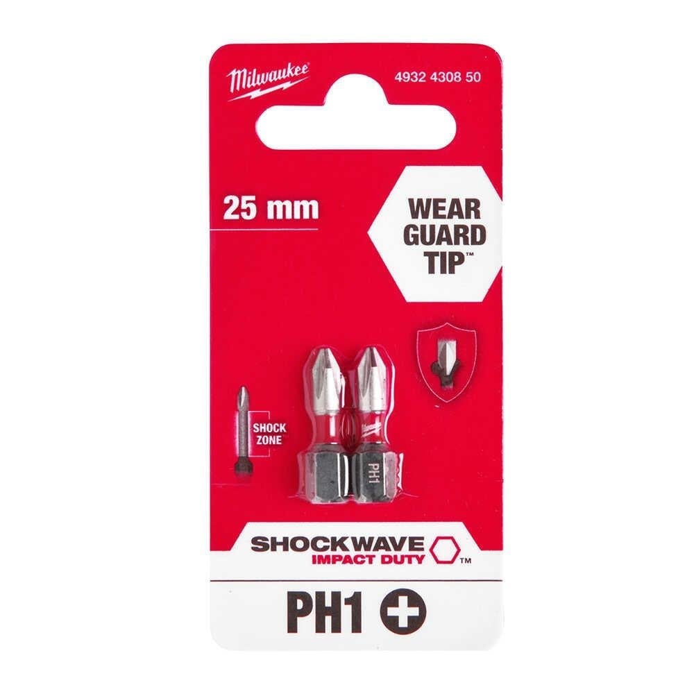 MILWAUKEE PH1 Bits Vidalama Yıldız Uç 25 mm