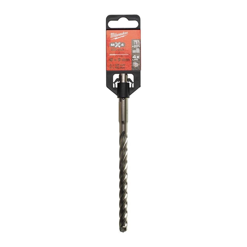MILWAUKEE SDS-PLUS MX4 Elmaslı Matkap Ucu 9 x 160 mm