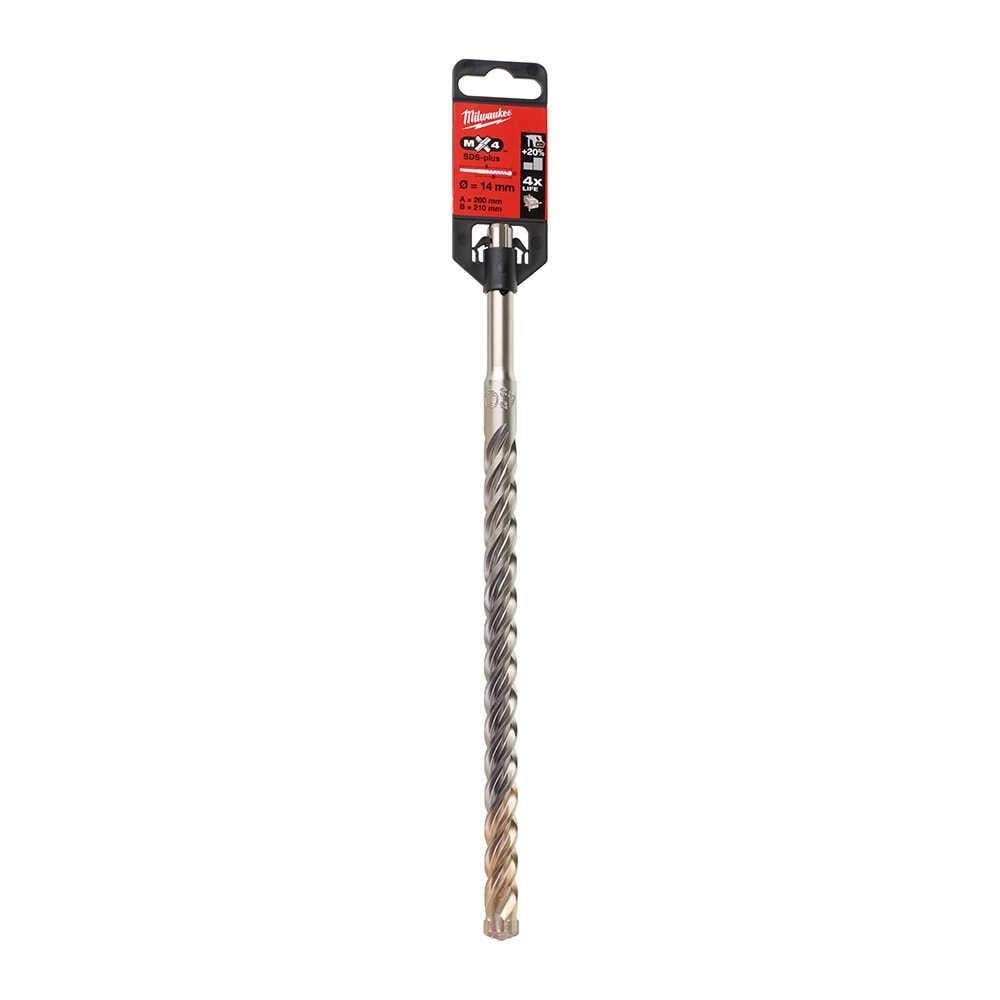 MILWAUKEE SDS-PLUS MX4 Elmaslı Matkap Ucu 14 x 260 mm