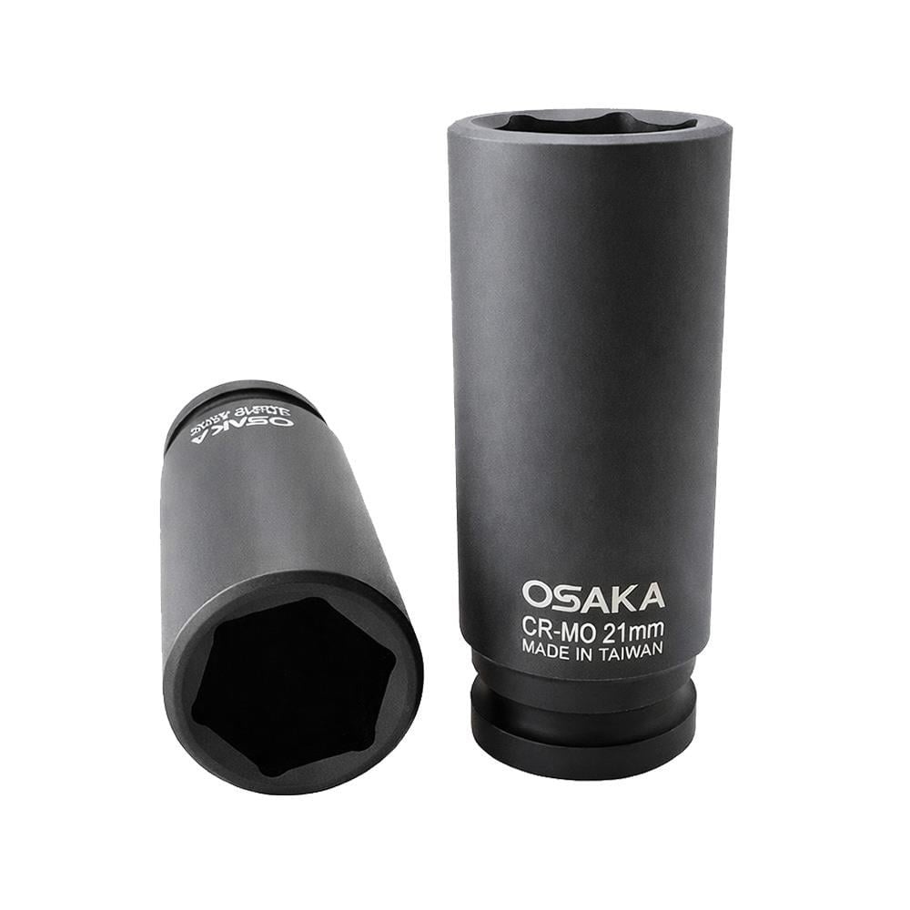 OSAKA 1/2 Altı Köşe Havalı Derin Lokma 21 Mm