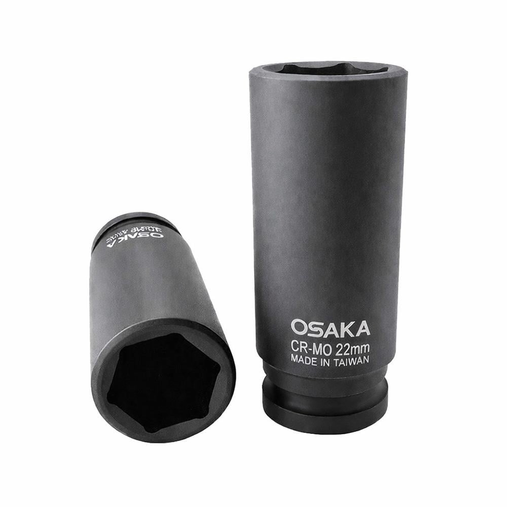 OSAKA 1/2 Altı Köşe Havalı Derin Lokma 22 Mm