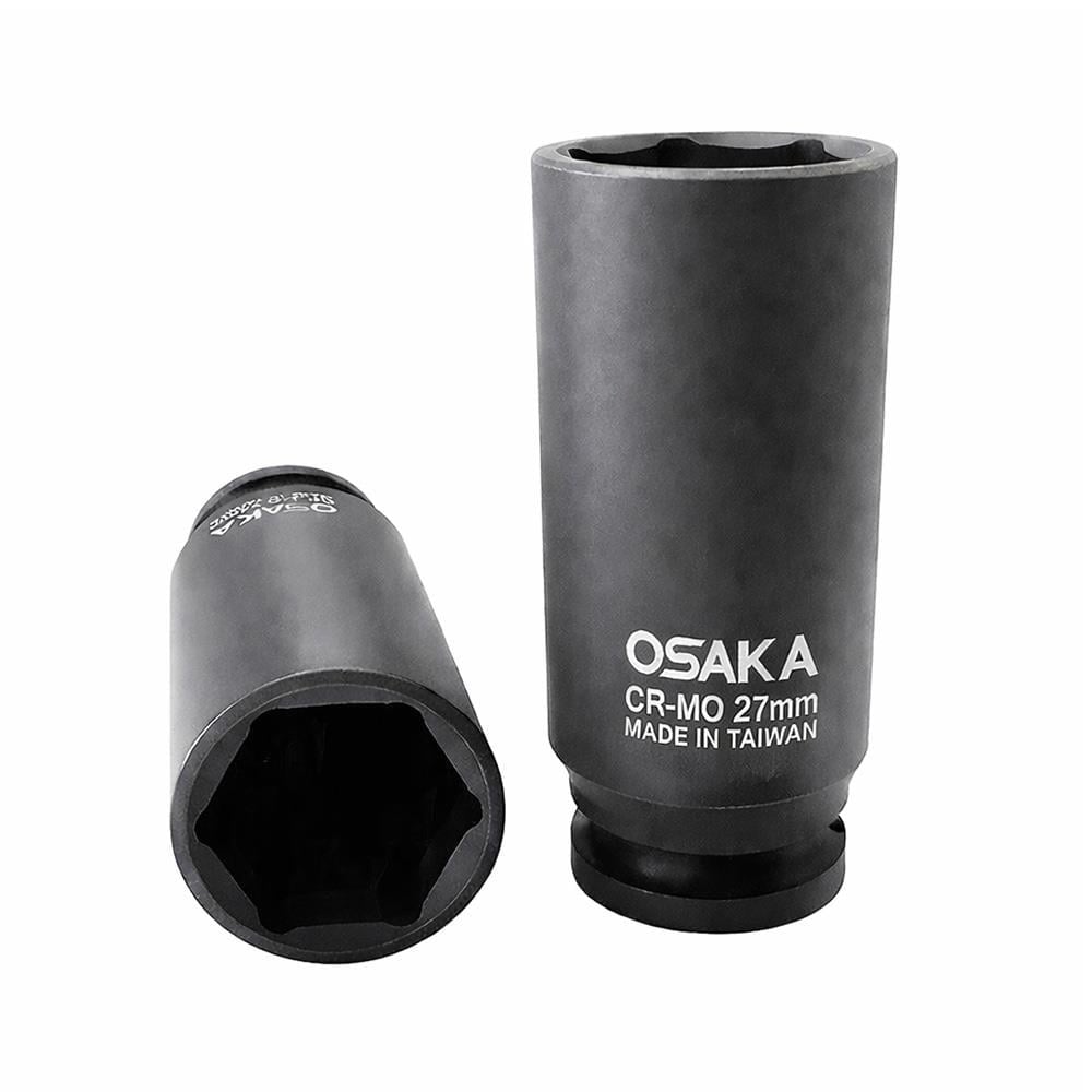 OSAKA 1/2 Altı Köşe Havalı Derin Lokma 27 Mm
