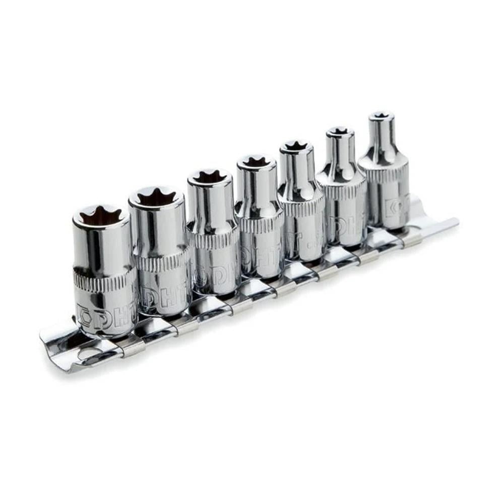 PRODHT D02065307 1/4 Star Torx Uçlu Lokma Takımı 7 Parça